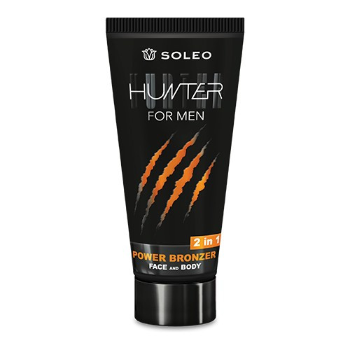 Soleo (szoláriumkrém) Hunter for Men 150 ml (Face and Body Power Bronzer)